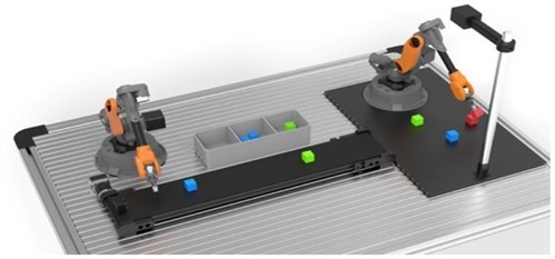 Robot Artificial intelligence sorting production line