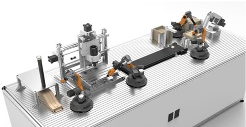 Robot Chess intelligent manufacturing line